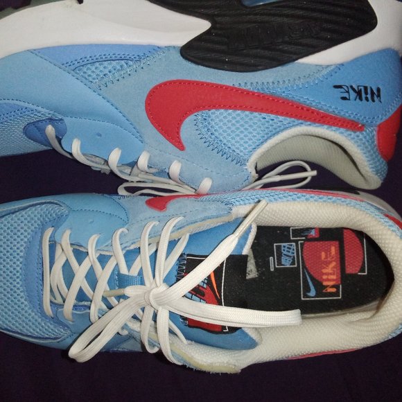 Nikes Mens Air Max Excee Shoes UNC Light Blue Red DQ7629-400 Size 10.5 - Picture 1 of 3